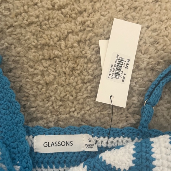 Glassons Crochet Tie Top - Picture 3 of 3